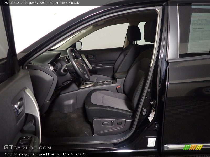 Super Black / Black 2013 Nissan Rogue SV AWD