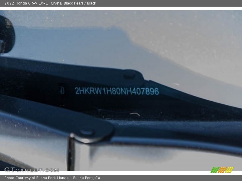 Crystal Black Pearl / Black 2022 Honda CR-V EX-L