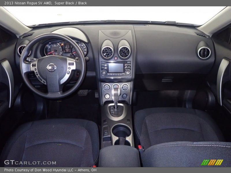 Super Black / Black 2013 Nissan Rogue SV AWD