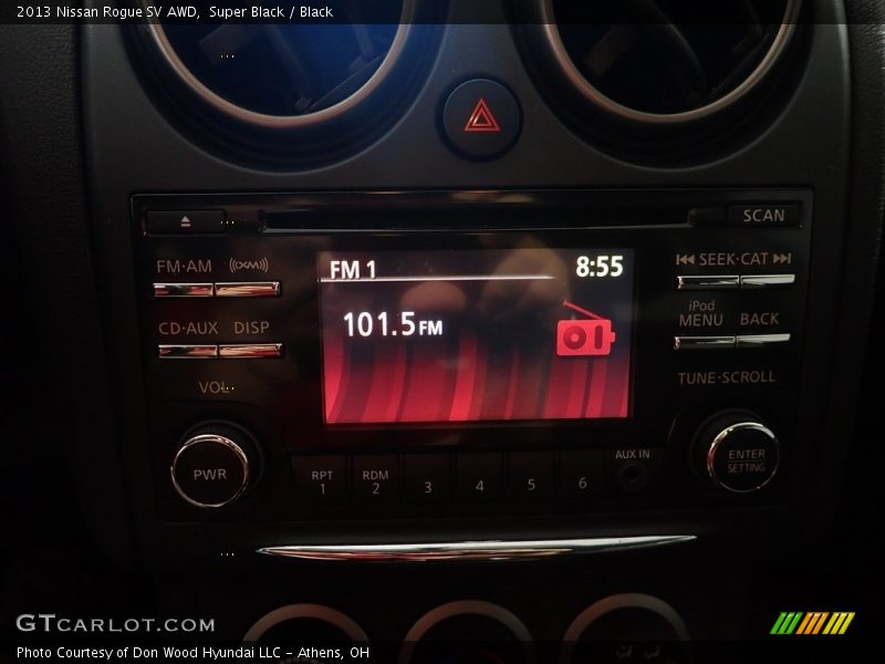 Super Black / Black 2013 Nissan Rogue SV AWD