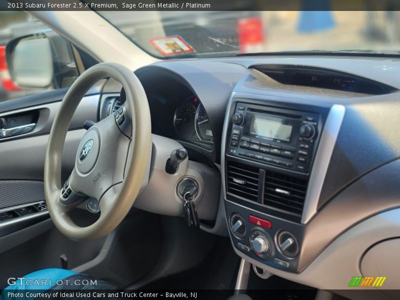Sage Green Metallic / Platinum 2013 Subaru Forester 2.5 X Premium