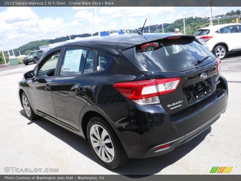 Crystal Black Silica / Black 2019 Subaru Impreza 2.0i 5-Door