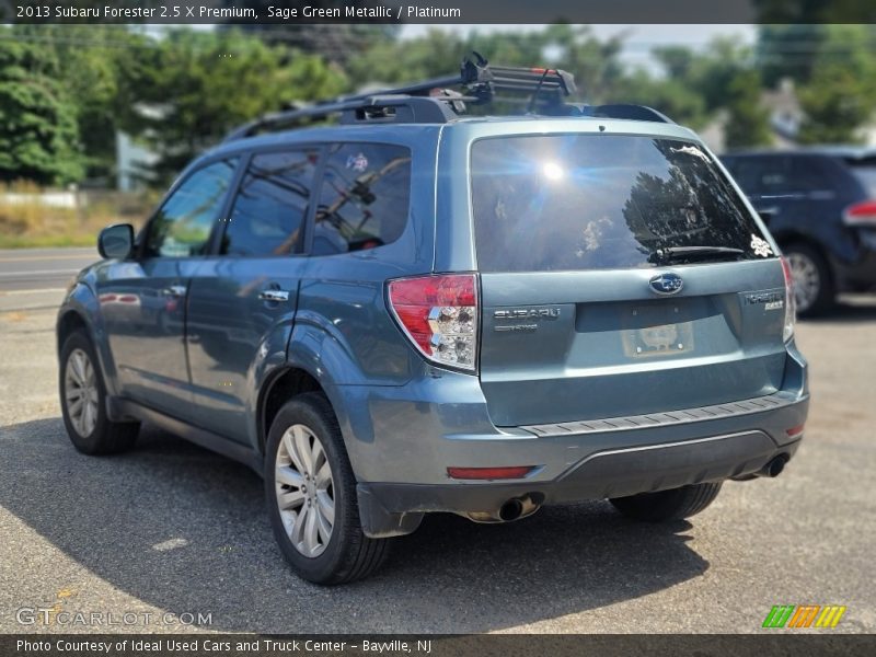 Sage Green Metallic / Platinum 2013 Subaru Forester 2.5 X Premium