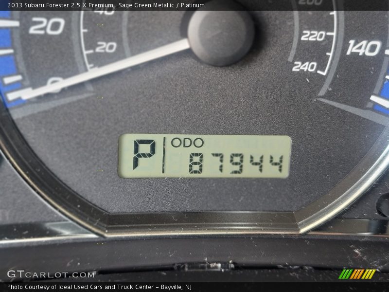 Sage Green Metallic / Platinum 2013 Subaru Forester 2.5 X Premium