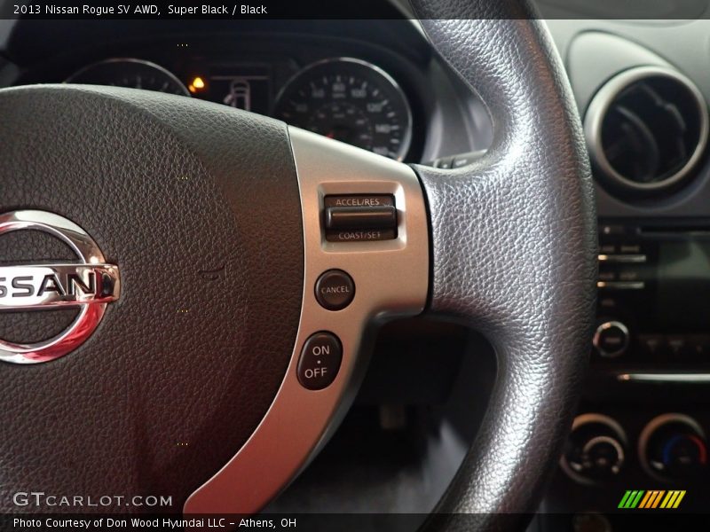 Super Black / Black 2013 Nissan Rogue SV AWD