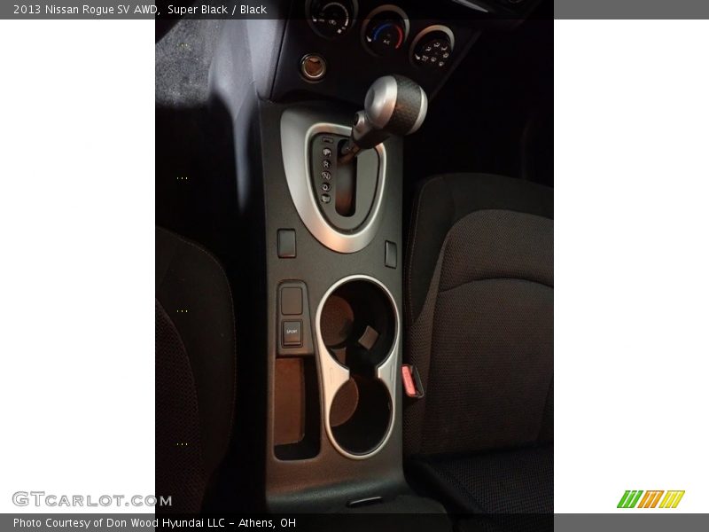 Super Black / Black 2013 Nissan Rogue SV AWD