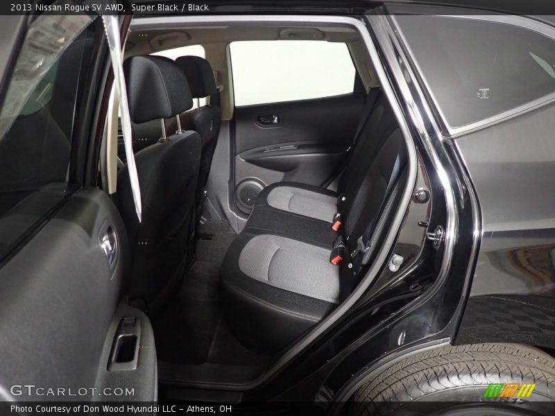 Super Black / Black 2013 Nissan Rogue SV AWD