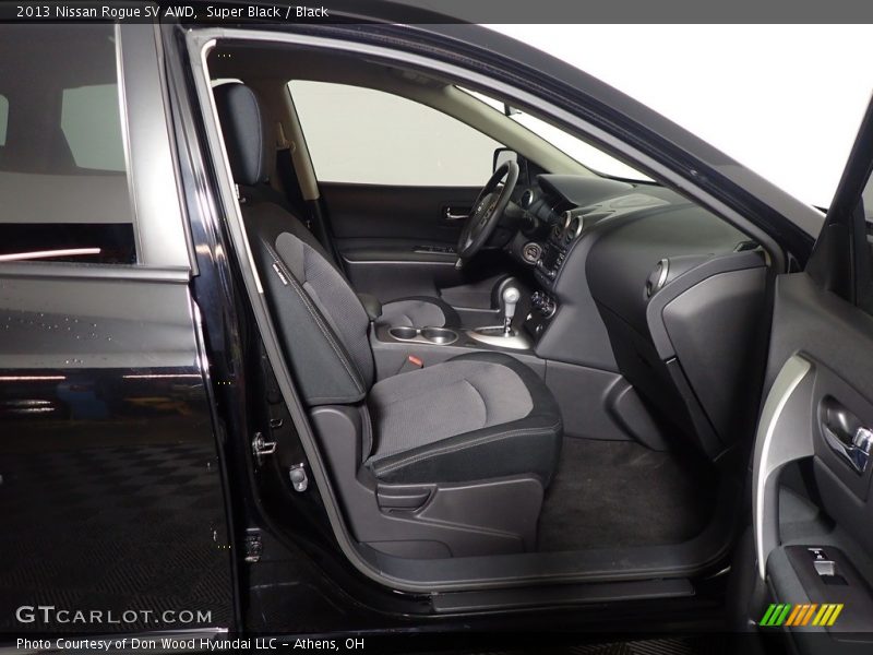 Super Black / Black 2013 Nissan Rogue SV AWD