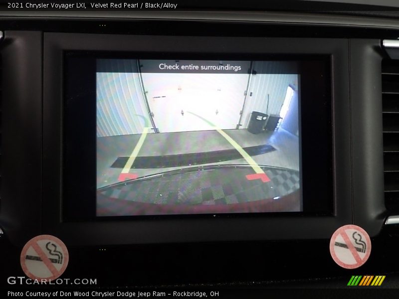 Velvet Red Pearl / Black/Alloy 2021 Chrysler Voyager LXI
