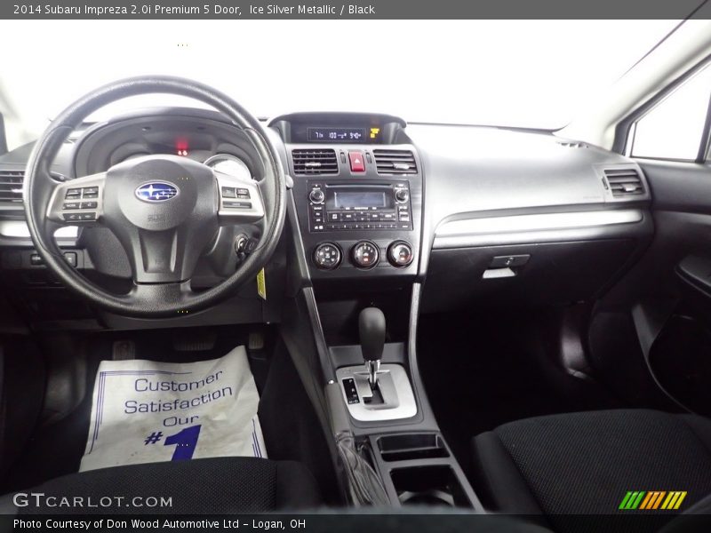 Ice Silver Metallic / Black 2014 Subaru Impreza 2.0i Premium 5 Door