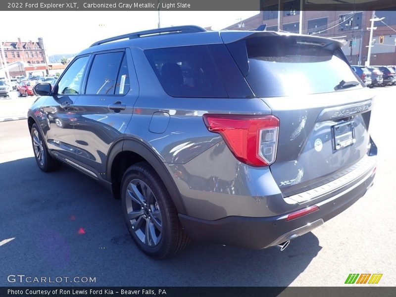 Carbonized Gray Metallic / Light Slate 2022 Ford Explorer XLT