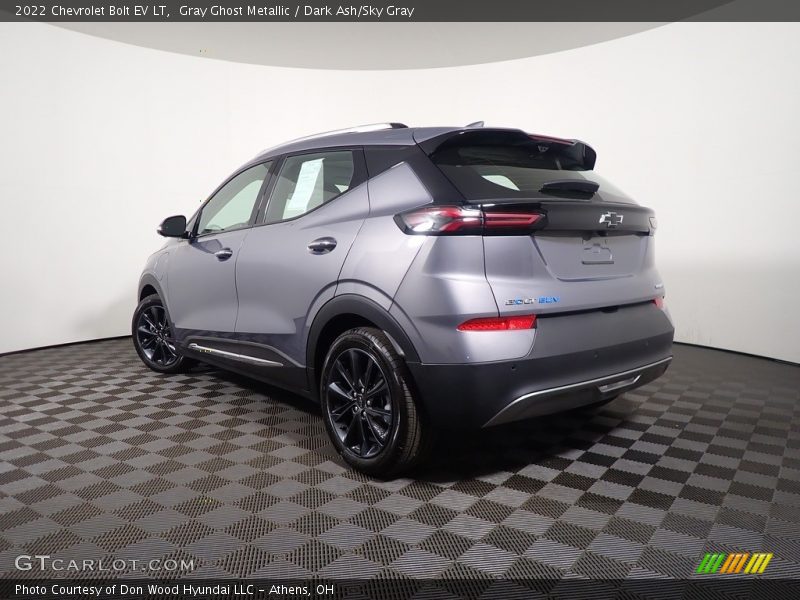 Gray Ghost Metallic / Dark Ash/Sky Gray 2022 Chevrolet Bolt EV LT