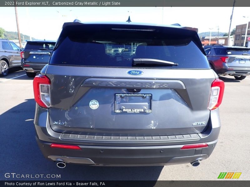Carbonized Gray Metallic / Light Slate 2022 Ford Explorer XLT