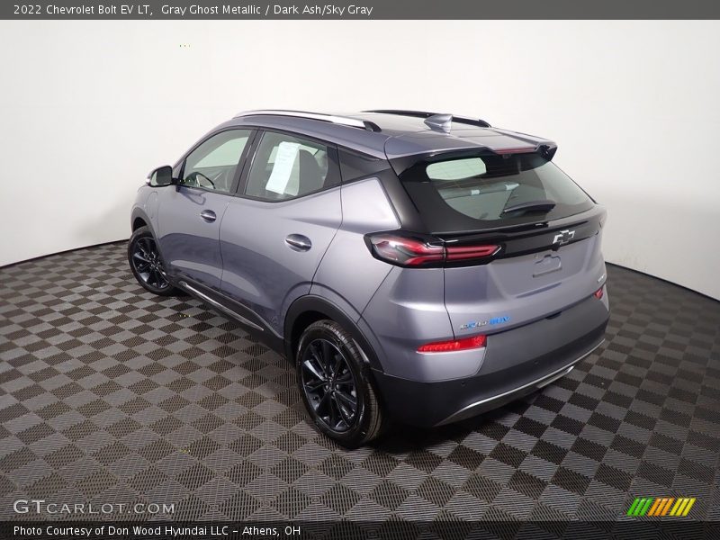 Gray Ghost Metallic / Dark Ash/Sky Gray 2022 Chevrolet Bolt EV LT