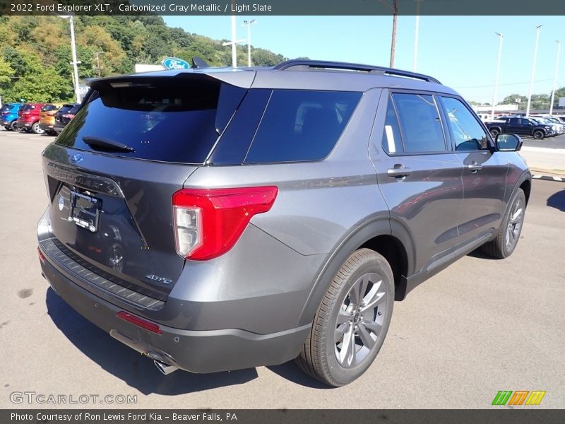 Carbonized Gray Metallic / Light Slate 2022 Ford Explorer XLT