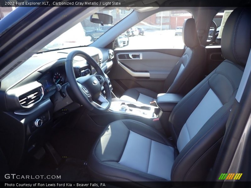 Carbonized Gray Metallic / Light Slate 2022 Ford Explorer XLT