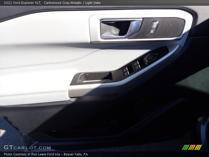 Carbonized Gray Metallic / Light Slate 2022 Ford Explorer XLT