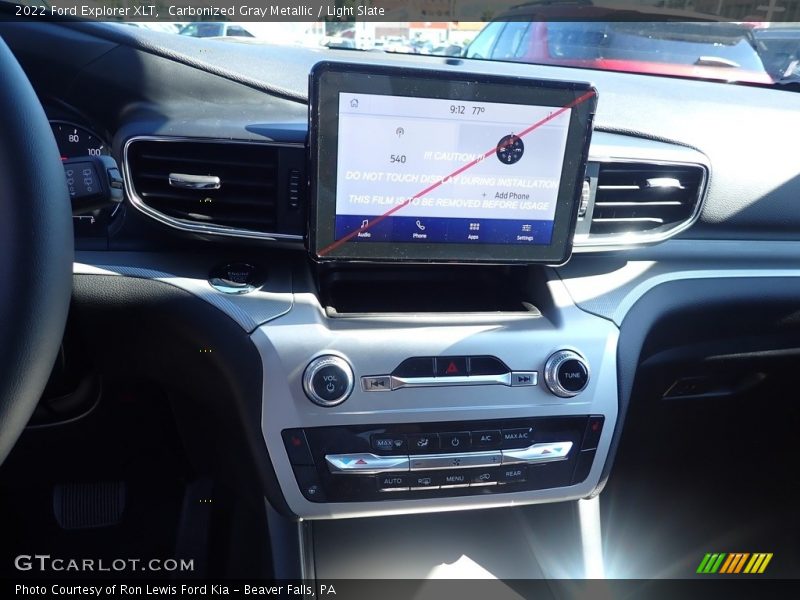 Carbonized Gray Metallic / Light Slate 2022 Ford Explorer XLT