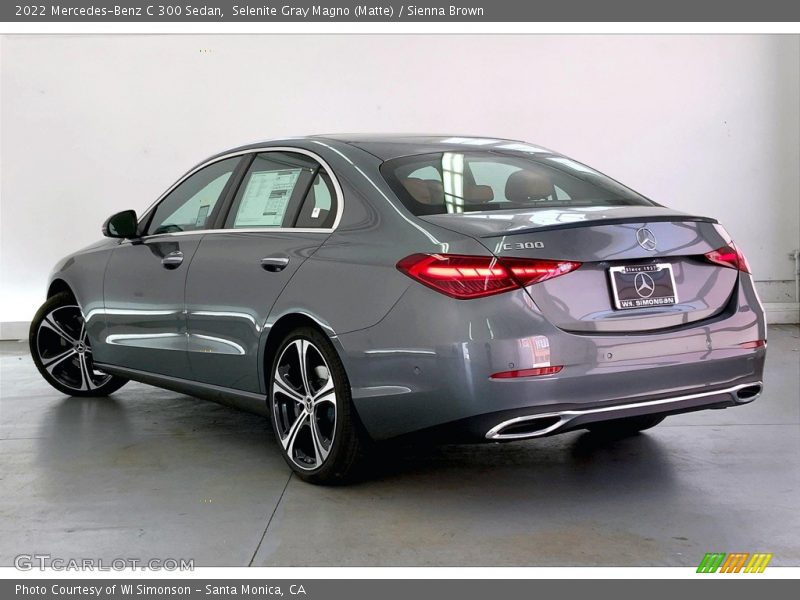Selenite Gray Magno (Matte) / Sienna Brown 2022 Mercedes-Benz C 300 Sedan