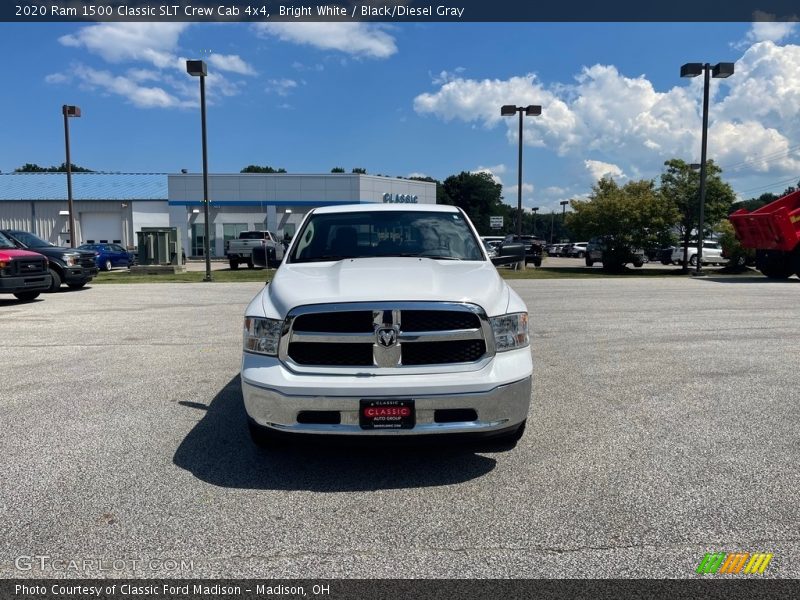 Bright White / Black/Diesel Gray 2020 Ram 1500 Classic SLT Crew Cab 4x4