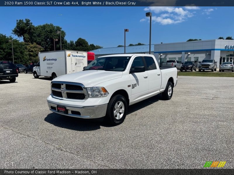 Bright White / Black/Diesel Gray 2020 Ram 1500 Classic SLT Crew Cab 4x4