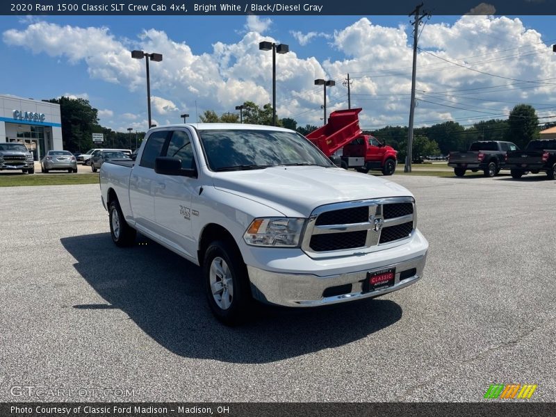 Bright White / Black/Diesel Gray 2020 Ram 1500 Classic SLT Crew Cab 4x4