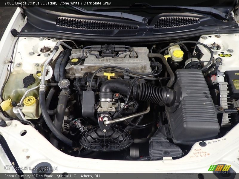 Stone White / Dark Slate Gray 2001 Dodge Stratus SE Sedan