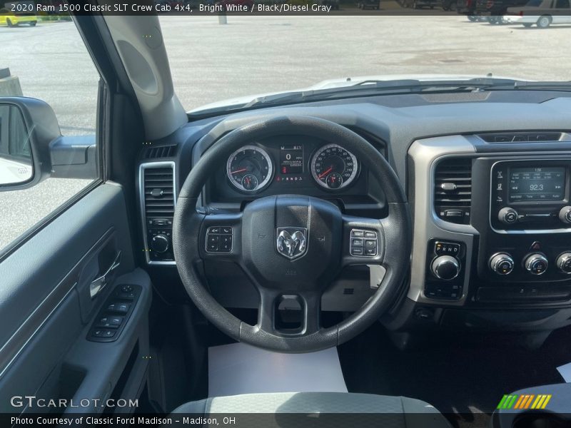 Bright White / Black/Diesel Gray 2020 Ram 1500 Classic SLT Crew Cab 4x4