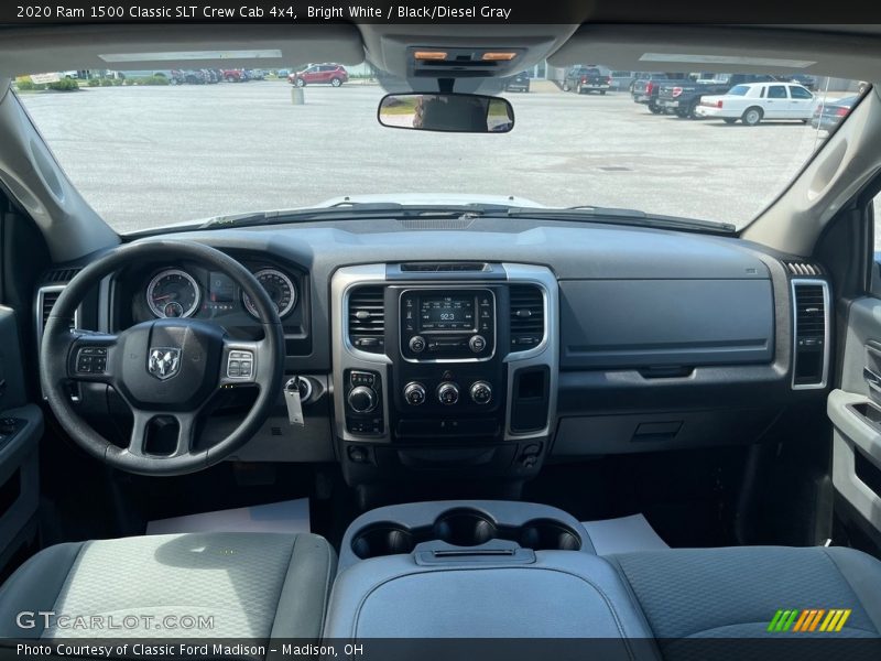 Bright White / Black/Diesel Gray 2020 Ram 1500 Classic SLT Crew Cab 4x4