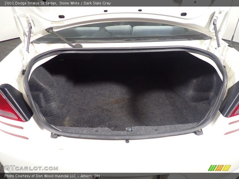 Stone White / Dark Slate Gray 2001 Dodge Stratus SE Sedan