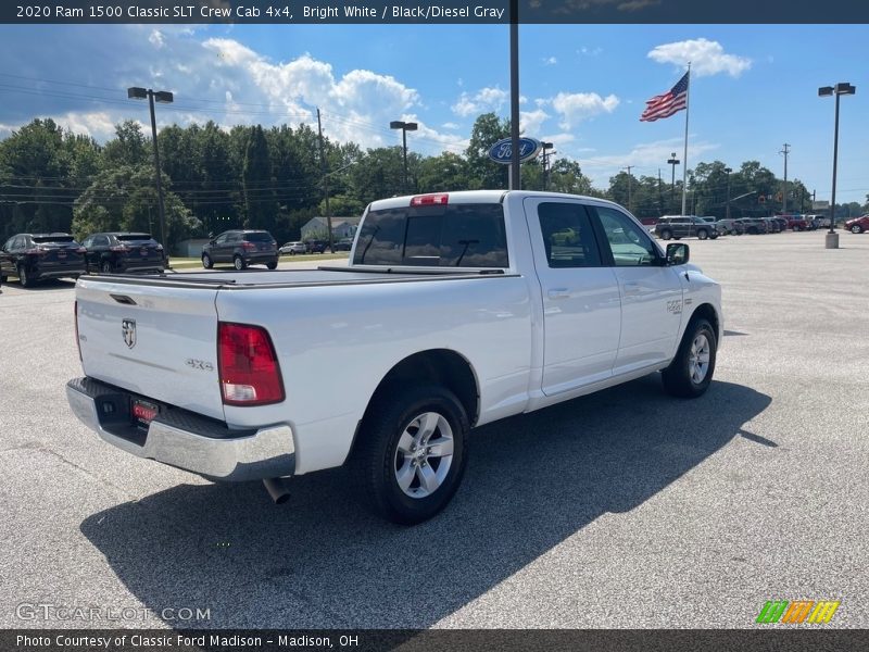 Bright White / Black/Diesel Gray 2020 Ram 1500 Classic SLT Crew Cab 4x4