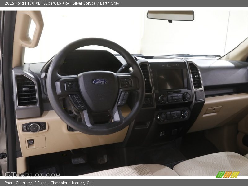 Silver Spruce / Earth Gray 2019 Ford F150 XLT SuperCab 4x4