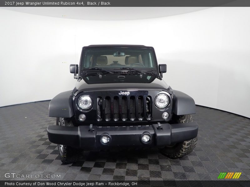 Black / Black 2017 Jeep Wrangler Unlimited Rubicon 4x4