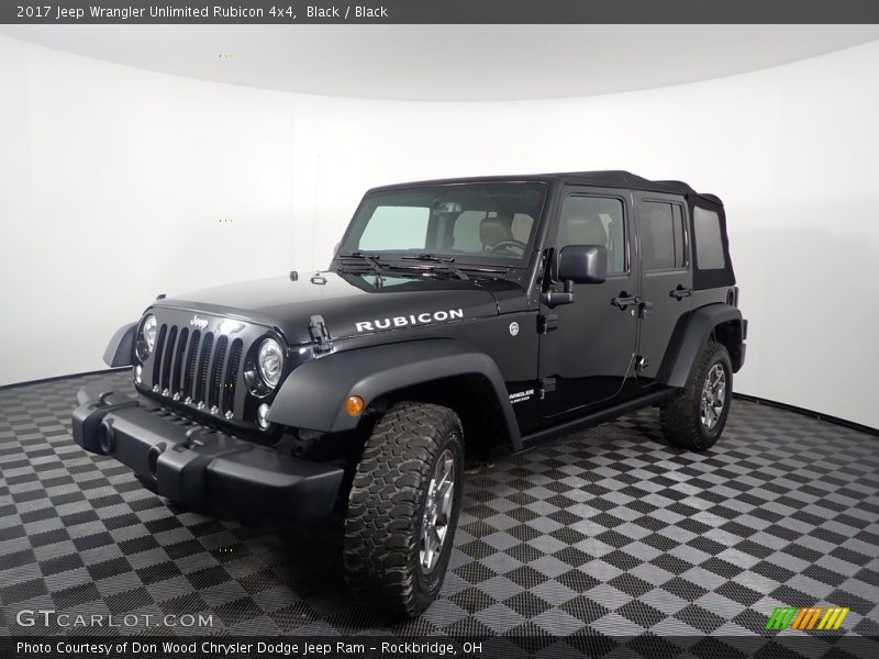 Black / Black 2017 Jeep Wrangler Unlimited Rubicon 4x4