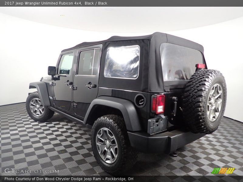 Black / Black 2017 Jeep Wrangler Unlimited Rubicon 4x4