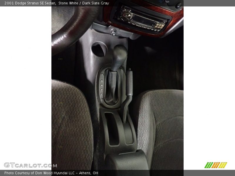 Stone White / Dark Slate Gray 2001 Dodge Stratus SE Sedan
