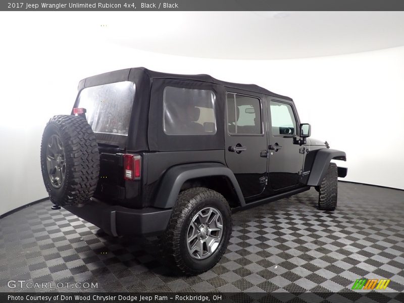 Black / Black 2017 Jeep Wrangler Unlimited Rubicon 4x4