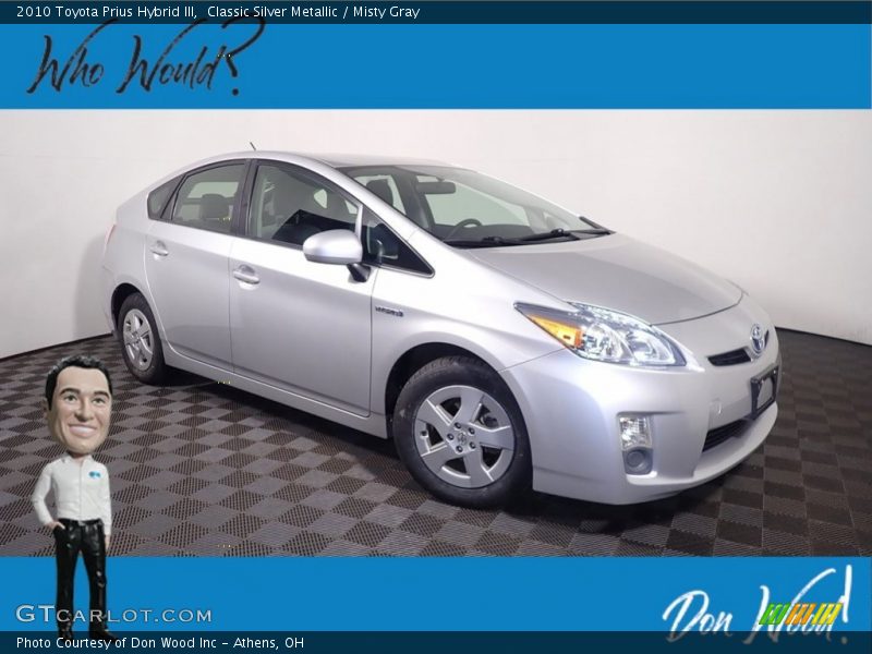 Classic Silver Metallic / Misty Gray 2010 Toyota Prius Hybrid III