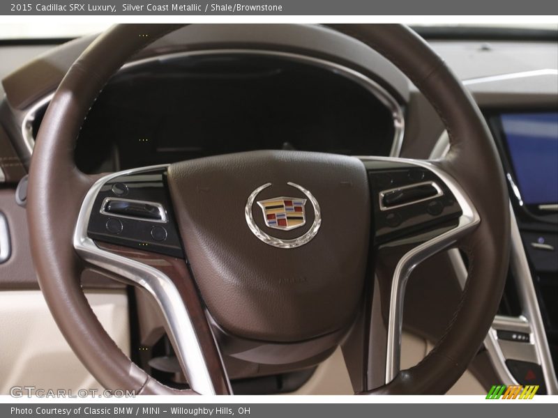 Silver Coast Metallic / Shale/Brownstone 2015 Cadillac SRX Luxury