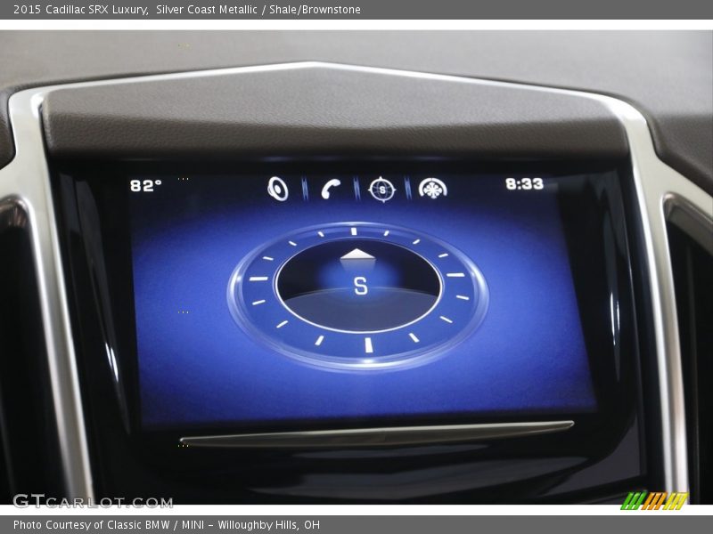 Silver Coast Metallic / Shale/Brownstone 2015 Cadillac SRX Luxury