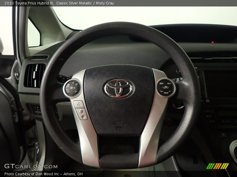 Classic Silver Metallic / Misty Gray 2010 Toyota Prius Hybrid III