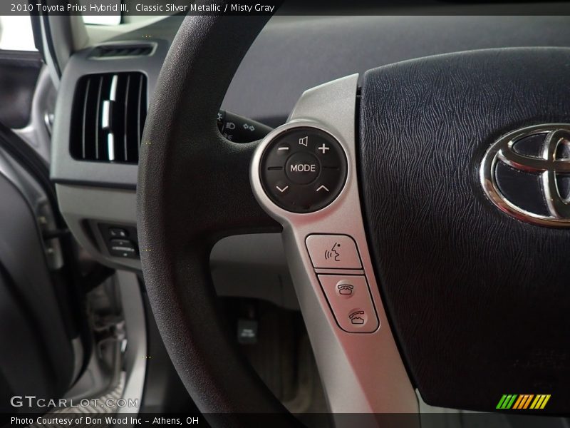 Classic Silver Metallic / Misty Gray 2010 Toyota Prius Hybrid III