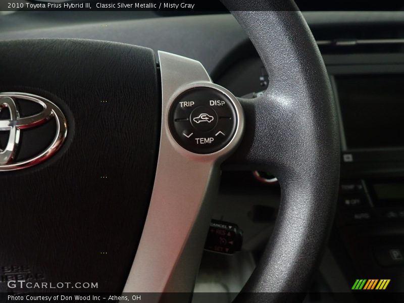 Classic Silver Metallic / Misty Gray 2010 Toyota Prius Hybrid III