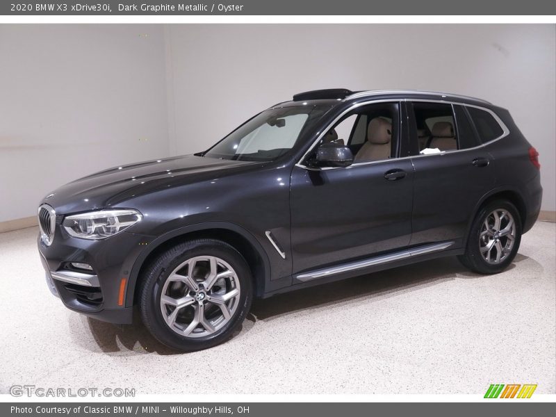 Dark Graphite Metallic / Oyster 2020 BMW X3 xDrive30i