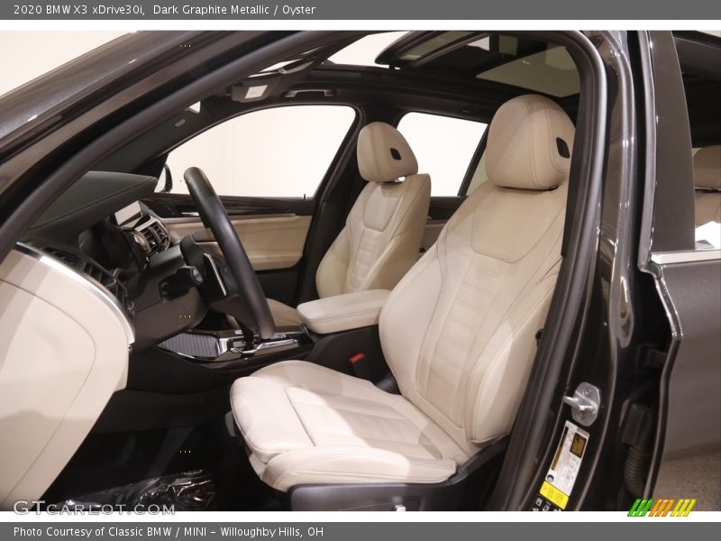 Dark Graphite Metallic / Oyster 2020 BMW X3 xDrive30i