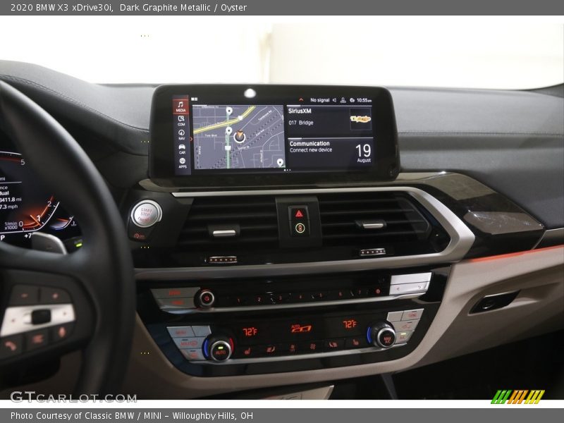 Dark Graphite Metallic / Oyster 2020 BMW X3 xDrive30i