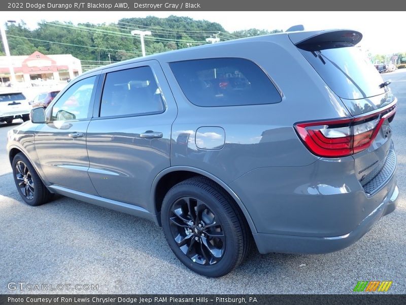Destroyer Gray / Black 2022 Dodge Durango R/T Blacktop AWD