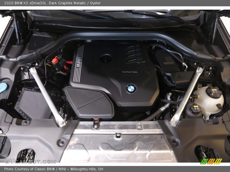 Dark Graphite Metallic / Oyster 2020 BMW X3 xDrive30i