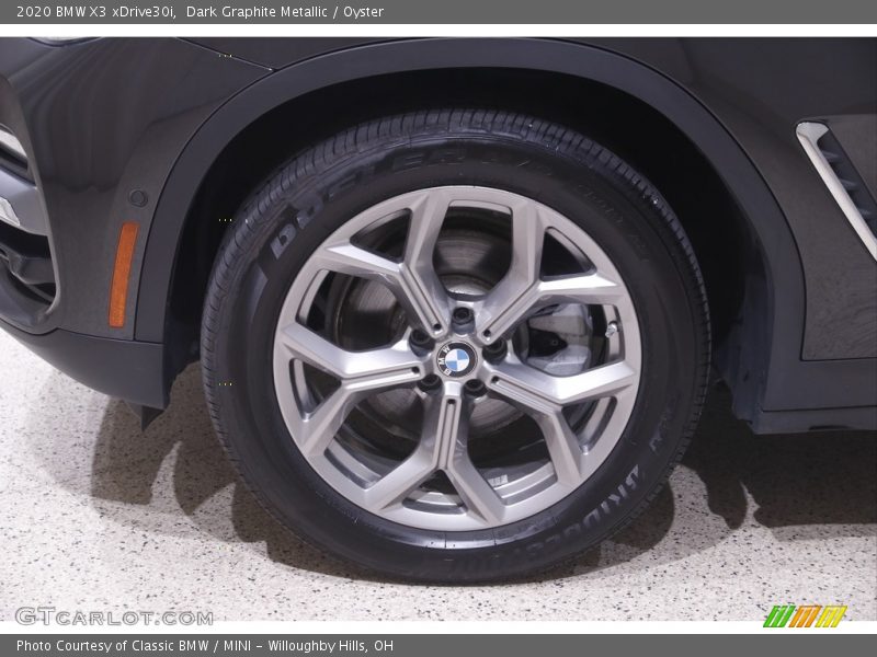Dark Graphite Metallic / Oyster 2020 BMW X3 xDrive30i