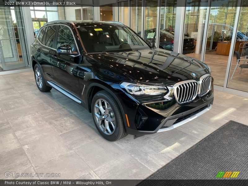 Black / Black 2022 BMW X3 xDrive30i